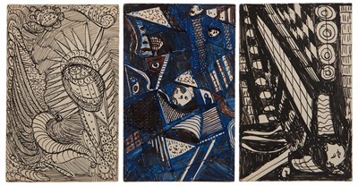 Lot 3 - Madge Gill British, 1882-1961 Group of Three...