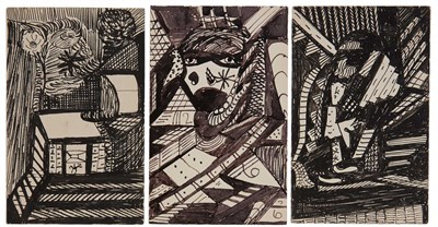 Lot 4 - Madge Gill British, 1882-1961 Group of Three...