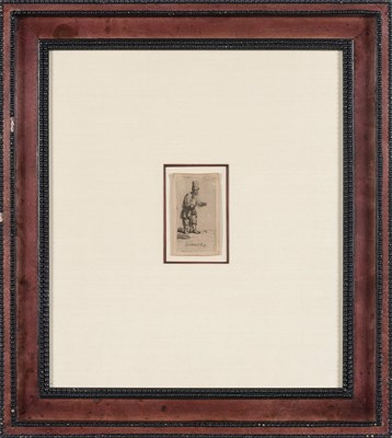 Lot 179 - Rembrandt van Rijn PEASANT IN A HIGH CAP,...