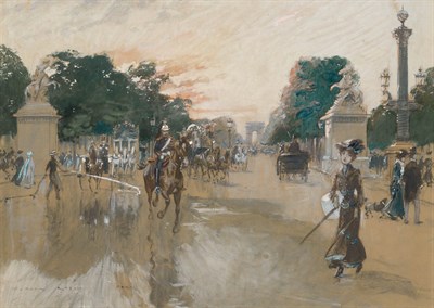 Lot 22 - Georges Stein French, 1870-1930 Place de la...