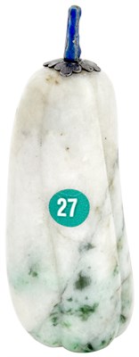 Lot 615 - Chinese Green Jade 'Gourd' Snuff Bottle Of...