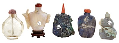 Lot 148 - Group of Five Miscellaneous Chinese Snuff...