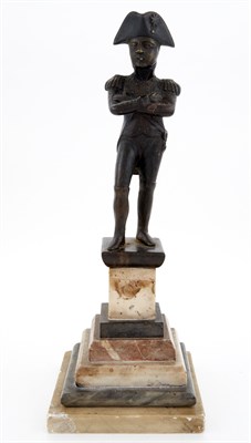 Lot 276 - Patinated Bronze Figure of Napoleon 19th...