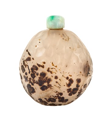Lot 97 - Chinese Shadow Agate Snuff Bottle Of...