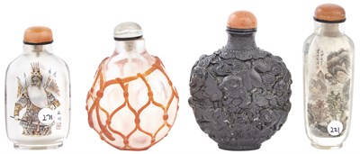 Lot 621 - Four Chinese Snuff Bottles With two...