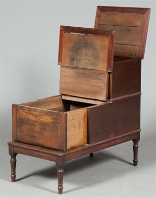 Lot 235 - Regency Mahogany Bed Steps Height 26 1/2...