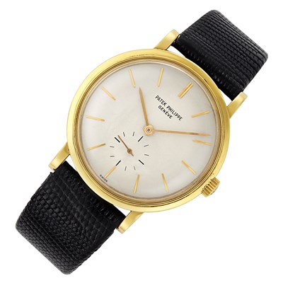 Lot 62 - Patek Philippe, Gold 'Calatrava' Wristwatch, Ref. 3415
