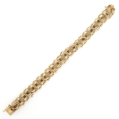 Lot 1263 - Gold Bracelet