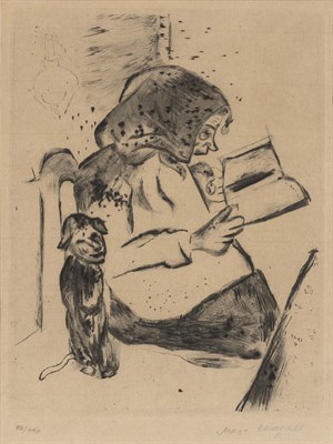 Lot 21 - Marc Chagall (1887-1985) DIE GROSSMUTTER...