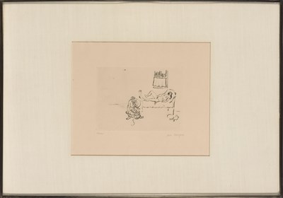 Lot 22 - Marc Chagall GEBURT (K. 6) Etching, 1922, on...