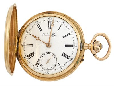 Lot 128 - Russian Gold Hunter Case Pocket Watch Pavel...