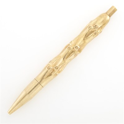 Lot 1390 - Gold Bamboo Pen, Tiffany & Co.