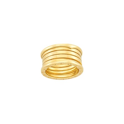 Lot 2 - Wide Gold 'B.Zero1' Five Band Ring, Bulgari