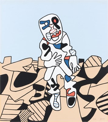Lot 59 - Jean Dubuffet (1901-1985) MARCHE EN CAMPAGNE...