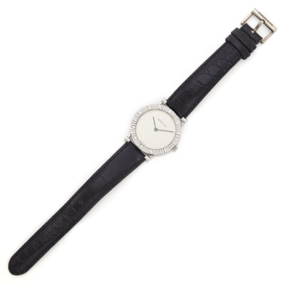 Lot 1175 - Sterling Silver 'Atlas' Wristwatch, Tiffany & Co.