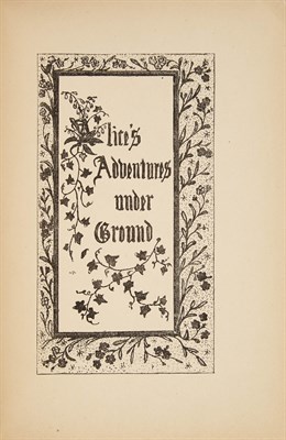 Lot 179 - CARROLL, LEWIS (=REV. C. L. DODGSON) Alice's...
