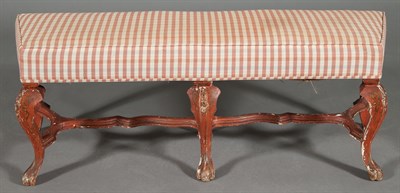 Lot 357 - Italian Rococo Style Painted Bench The...