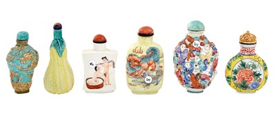 Lot 146 - Group of Six Miscellaneous Chinese Snuff...