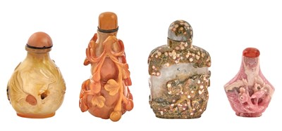 Lot 128 - Group of Four Miscellaneous Chinese Snuff...