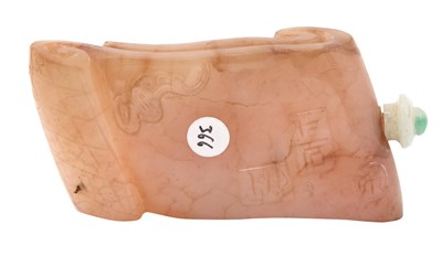 Lot 99 - Chinese Agate Snuff Bottle Carved in the form...