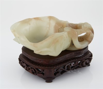 Lot 121 - Chinese Celadon Jade Brushwasher 19th Century...