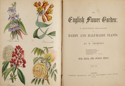 Lot 140 - THOMPSON, W. The English Flower Garden: A...