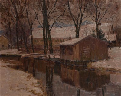 Lot 22 - Robert Franz Curry American, 1872-1945 Winter...