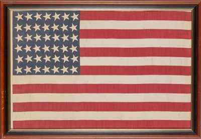 Lot 202A - Group of Five Framed American Flags Overall...