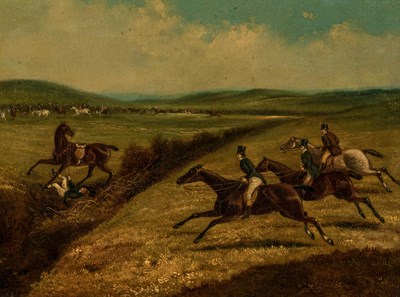 Lot 81 - Attributed to Henry Alken Steeple Chase Bears...