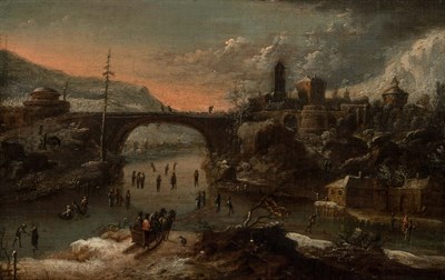 Lot 28 - Circle of Aert Van Der Neer Winter Landscape...