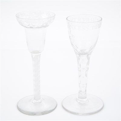Lot 195A - Cut and Engraved Success to Wilkes & Liberty...