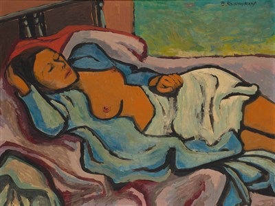 Lot 52 - Bruno Krauskopf German, 1892-1960 Sleeping...