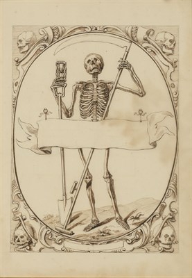 Lot 172 - 18th/19th Century School Skeleton Memento Mori...