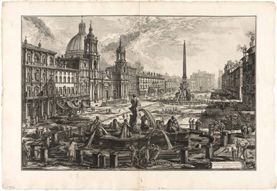 Lot 169 - Giovanni Batista Piranesi VEDUTA DI PIAZZA...
