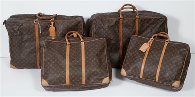 Lot 518 - Group of Louis Vuitton Suitcases Two Louis...
