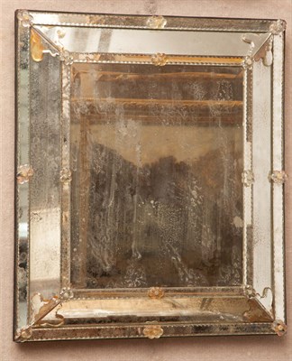 Lot 260 - Venetian Style Mirror-Framed Mirror Height 32...