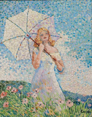 Lot 1014 - Yvonne Canu French, 1921-2008 Les Coquelicots...