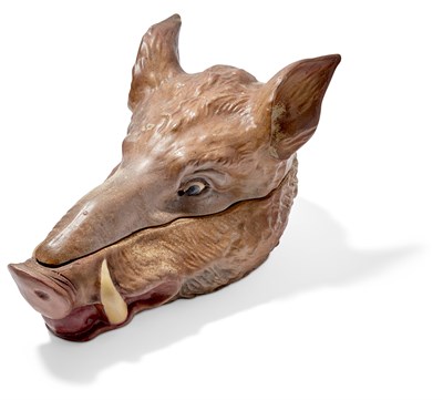 Lot 289 - Ceramic Boar's Head Tureen 20th Century Height...