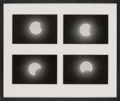 Lot 276 - [ECLIPSE] PETERS, BILL. Four images of the...