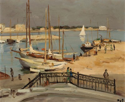 Lot 123 - Marcel Dyf French, 1899-1985 Balcon d'Escalier...
