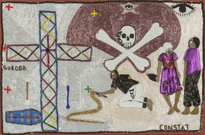 Lot 41 - Myrlande Constante Haitian, b. 1968 Guedeh,...