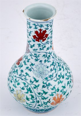 Lot 60 - Chinese Enameled Porcelain Vase Yongzheng Mark...