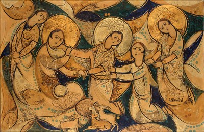 Lot 2027 - Sadegh Tabrizi Iranian, b. 1939 Untitled...