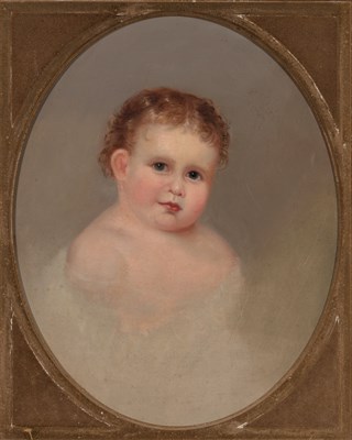 Lot 1009 - Mary Jane Peale American, 1827-1902 Portrait...