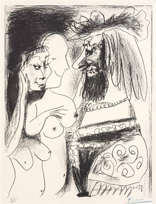 Lot 143 - Pablo Picasso LE VIEUX ROI (B. 869) Lithograph,...