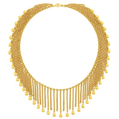Lot 211 - Gold Fringe Necklace, Van Cleef & Arpels