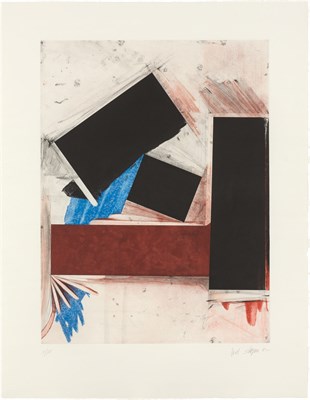 Lot 190 - Joel Shapiro (b. 1941) UNTITLED (BLUE SQUARE...