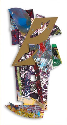Lot 73 - Sam Gilliam UNTITLED Color monoprint and...