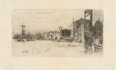 Lot 217 - James Abbott McNeill Whistler FREE TRADE WHARF...