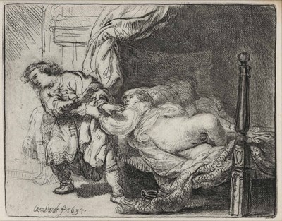 Lot 175 - Rembrandt van Rijn (1606-1669) JOSEPH AND...